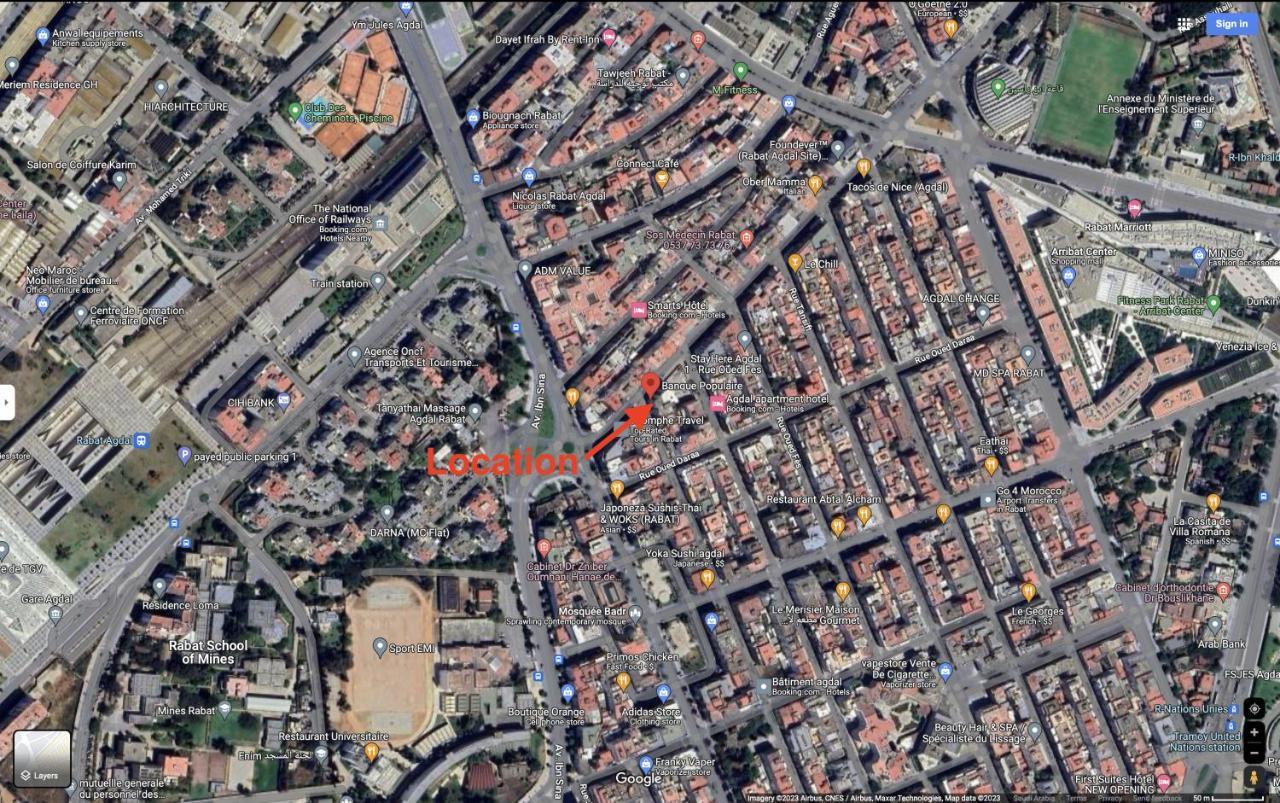 Luxury Apartment 3 Bedroom In The Heart Of Agdal Near Arribat Center Rabat Kültér fotó