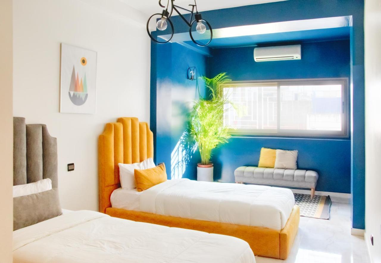 Luxury Apartment 3 Bedroom In The Heart Of Agdal Near Arribat Center Rabat Kültér fotó
